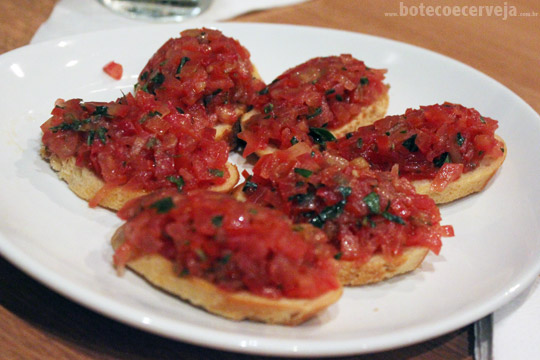 Na Mata Café: Bruschetta.